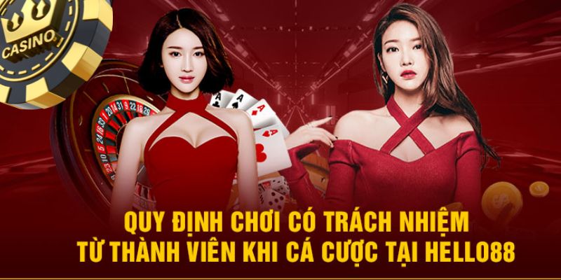 Quy định điều khoản trong cá cược có trách nhiệm Hello88 đối với người dùng